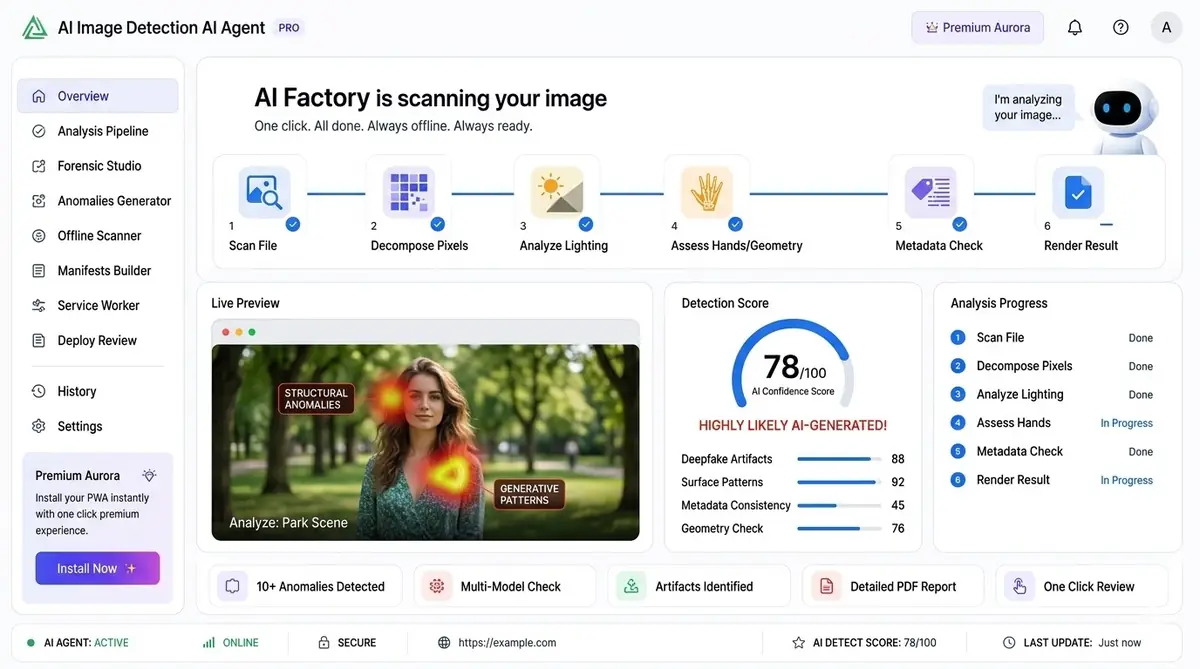 AI DIY agent copilot — example of the DIY planning dashboard software
